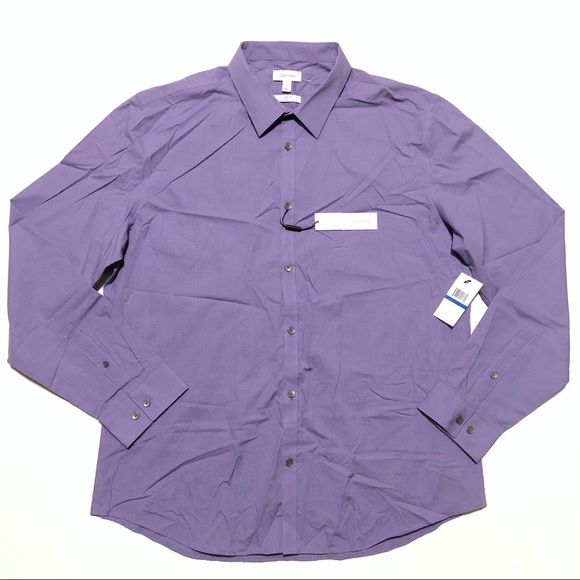 calvin klein infinite non iron dress shirt